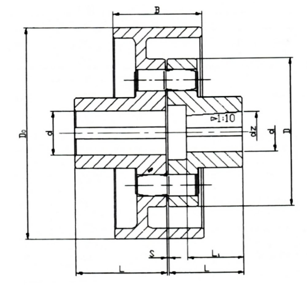 HLL型彈性柱銷(xiāo)聯(lián)軸器