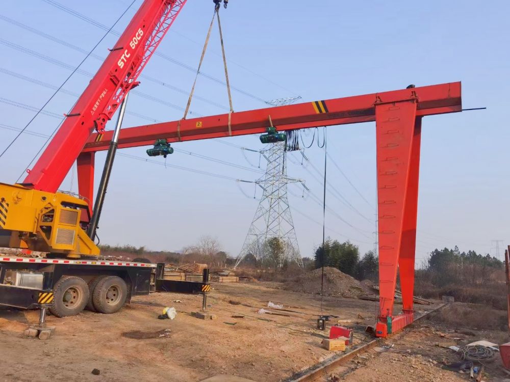 MHE型/MH型電動葫蘆單梁門式起重機(jī)、福建起重機(jī)龍門吊