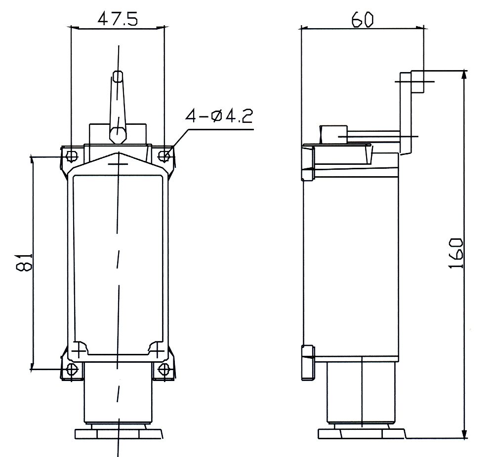 BZX51-5防爆行程開關(guān)外形尺寸圖.jpg