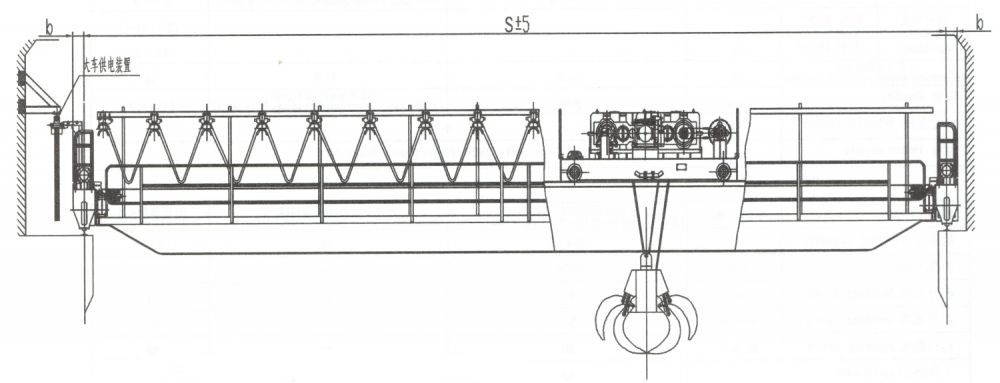 QZ型垃圾抓斗橋式起重機(jī)外形機(jī)構(gòu)尺寸圖.jpg