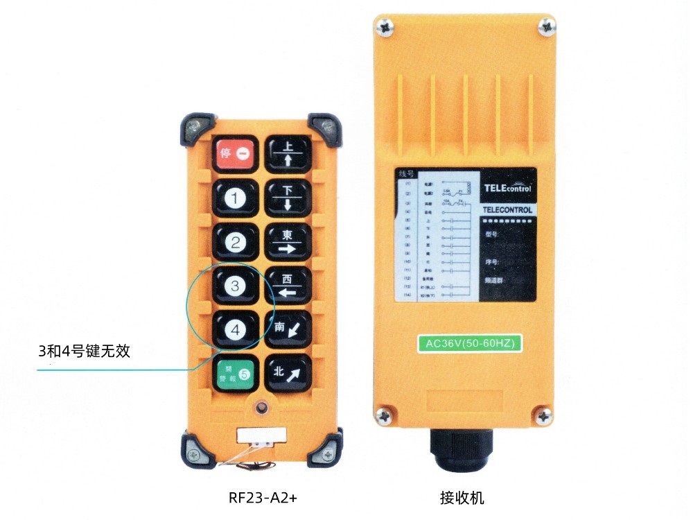 RF23-A2+型工業(yè)無線遙控器