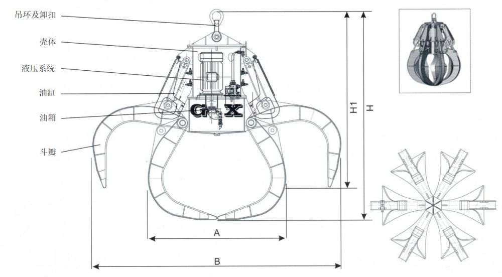 DYZ電動(dòng)液壓多瓣抓斗外形尺寸圖.jpg