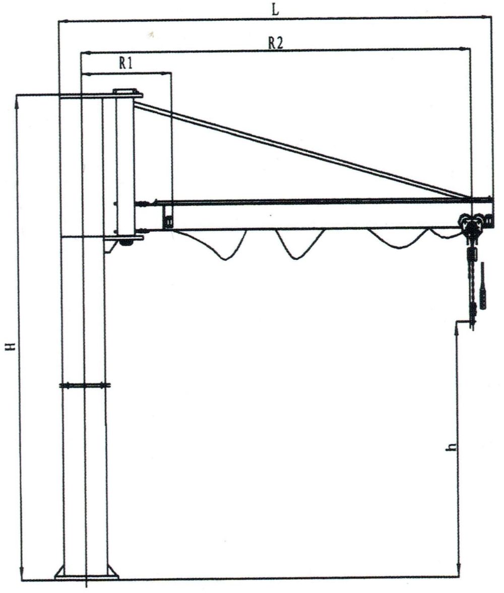 BZN型內(nèi)掛式旋臂起重機外形尺寸圖.jpg