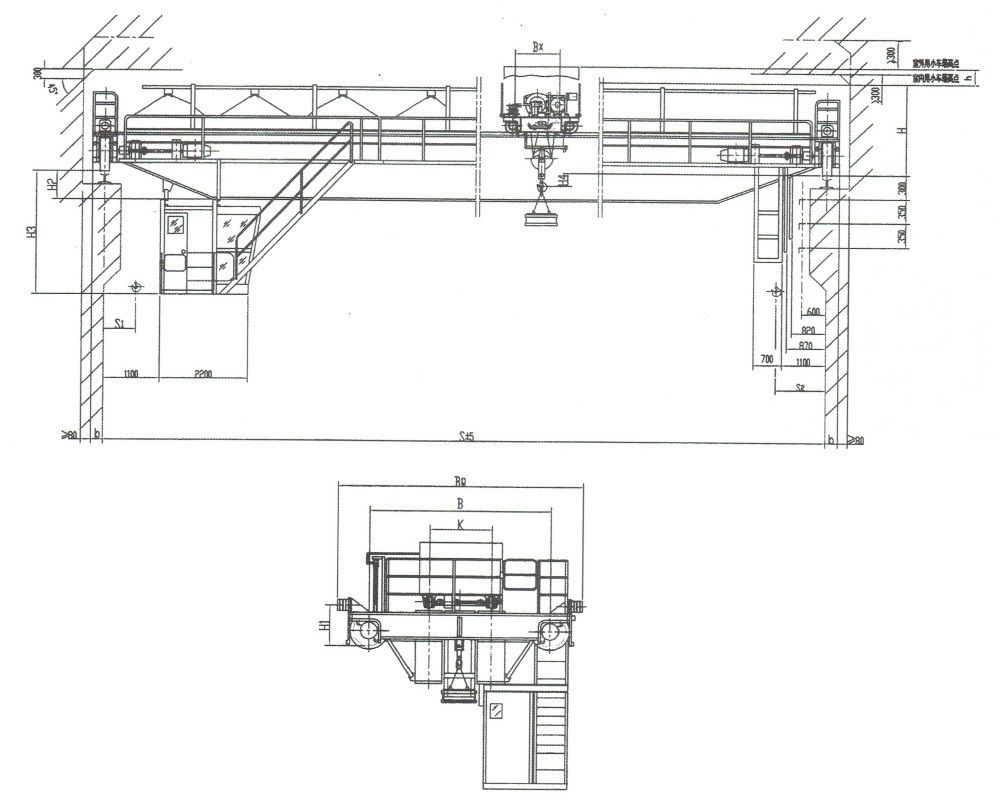 QC型5-16噸電磁橋式起重機(jī)外形尺寸圖.jpg
