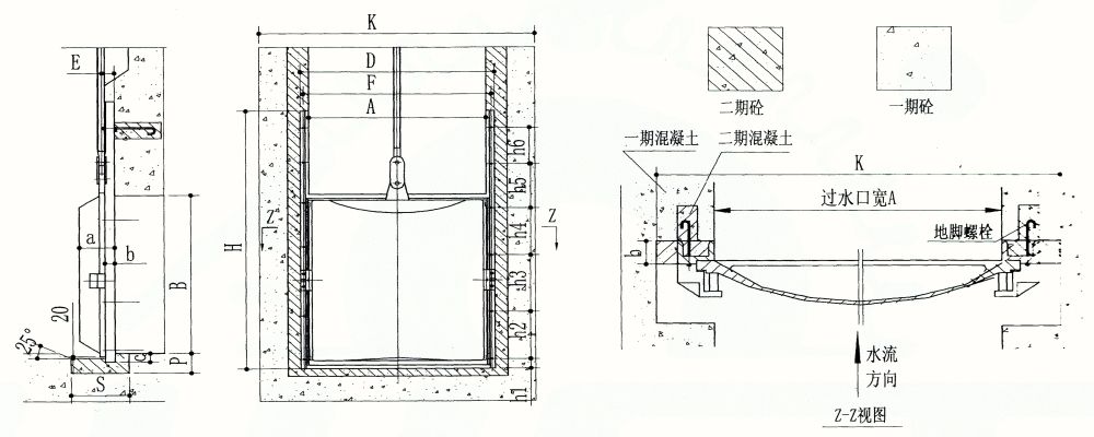 整體平面鑄鐵小閘門基礎(chǔ)安裝示意圖.jpg