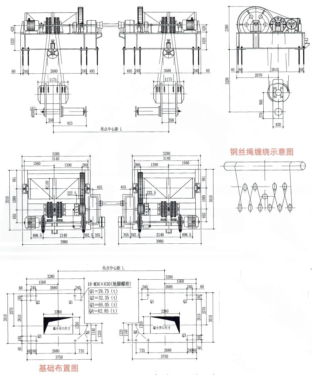 QPK2×1600KN快速卷揚(yáng)式雙吊點(diǎn)啟閉機(jī)基礎(chǔ)布置主要尺寸表.jpg